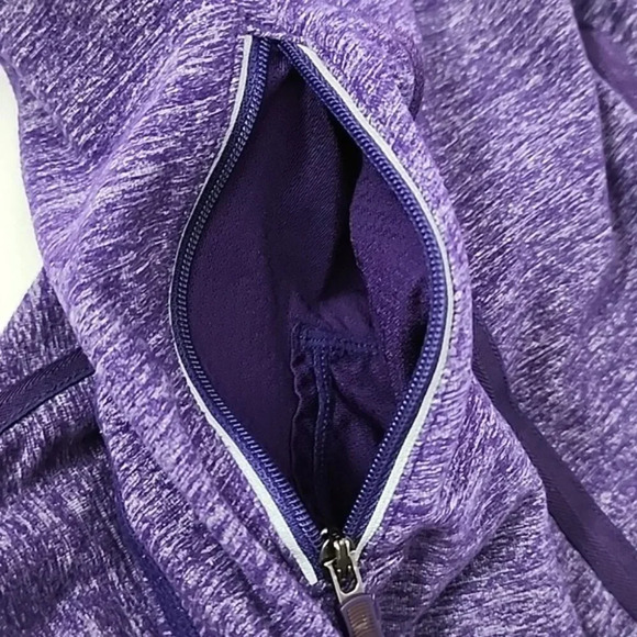 Lululemon Run Inspire Pullover 1/2 Zip Heather Lolo Purple Long Sleeves Size 6 - Picture 8 of 14